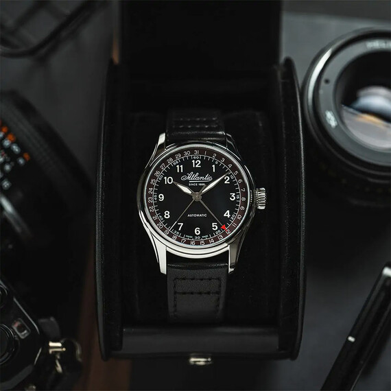 Pánské hodinky Atlantic Worldmaster Pointer Date 52782.41.93, Verze: černá2 , 7 image