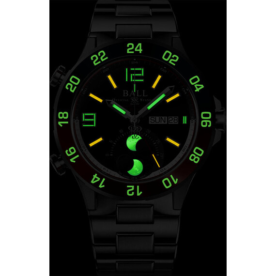 Pánské hodinky Ball Roadmaster Marine GMT Moon Phase DG3220A-S1CJ-SL, Verze: stříbrná , 2 image