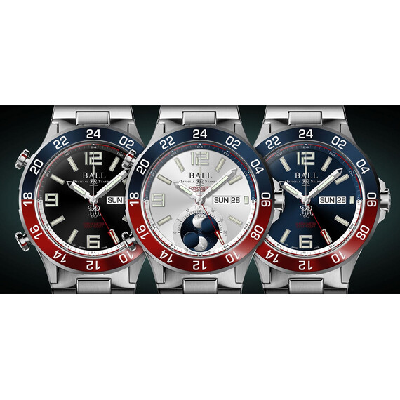 Pánské hodinky Ball Roadmaster Marine GMT Moon Phase DG3220A-S1CJ-SL, Verze: stříbrná , 6 image