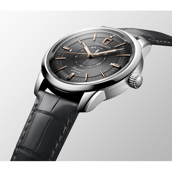 Pánské hodinky Longines Conquest Heritage Central Power Reserve L1.648.4.62.2, Verze: šedá , 4 image