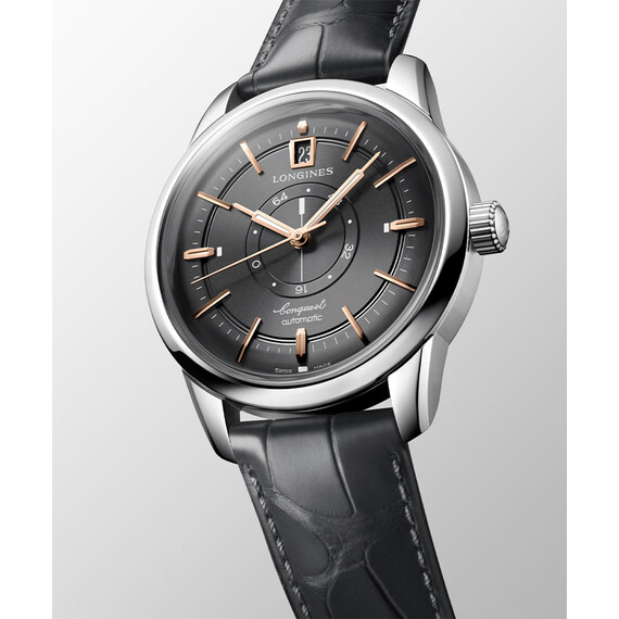 Pánské hodinky Longines Conquest Heritage Central Power Reserve L1.648.4.62.2, Verze: šedá , 3 image