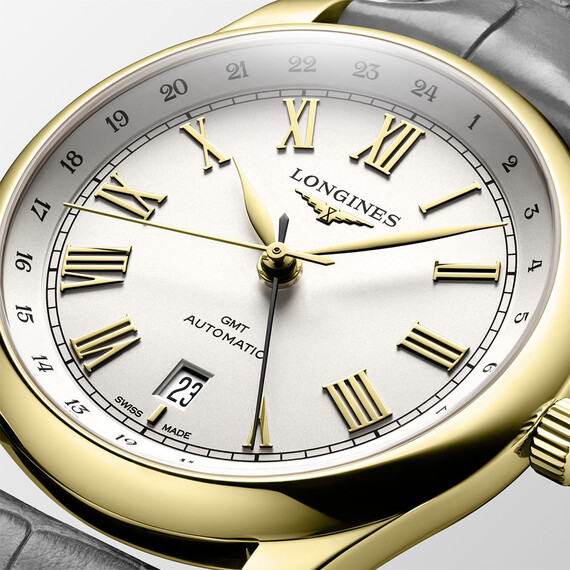 Pánské hodinky Longines Master Collection GMT L2.844.6.71.2, Verze: žluté zlato , 5 image
