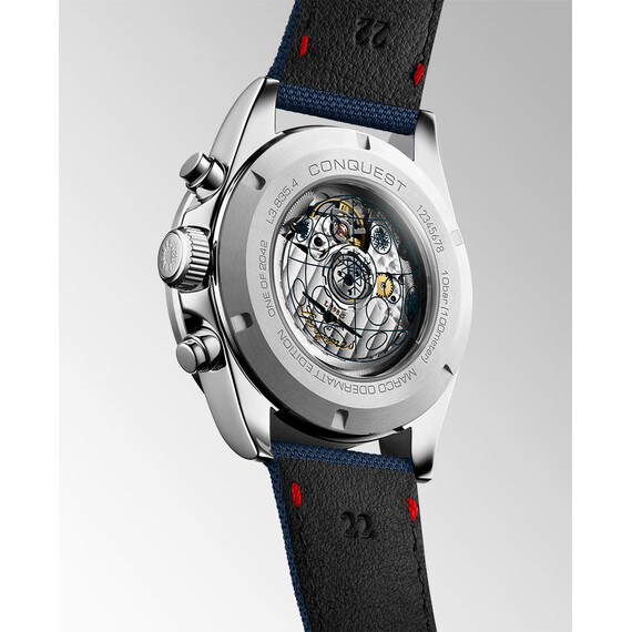 Pánské hodinky Longines Conquest Marco Odermatt L3.835.4.91.2, Verze: modrá3 , 5 image