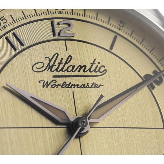 Pánské hodinky Atlantic Worldmaster Automatic Incabloc 53780.41.39BK, Verze: žluté zlato , 7 image