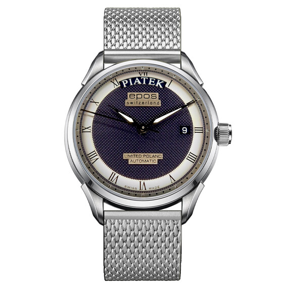 Pánské hodinky Epos Limited Poland Edition 3427.142.20.26.30, Verze: stříbrná 