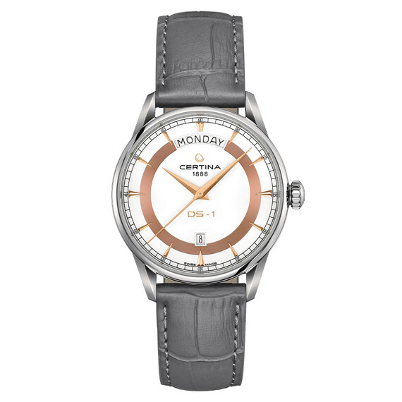 Pánské hodinky Certina DS-1 Day Date C029.430.16.011.01, Verze: šedá 