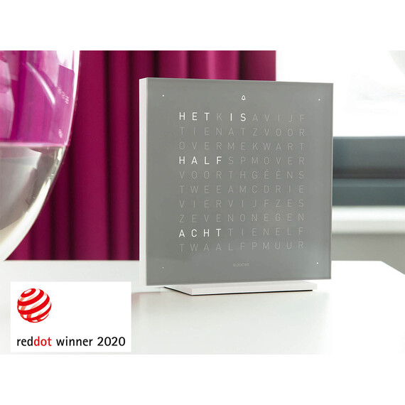 Budík Qlocktwo Earth 13.5 Pure Early Grey Tea, Jazyk: EN English , 3 image