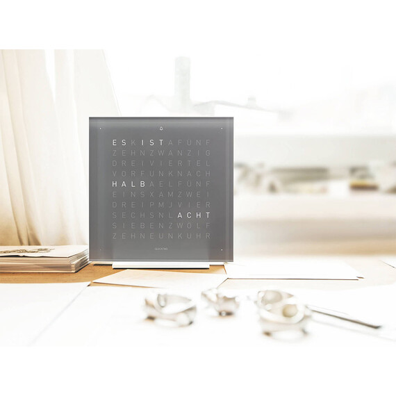 Budík Qlocktwo Earth 13.5 Pure Early Grey Tea, Jazyk: EN English , 2 image