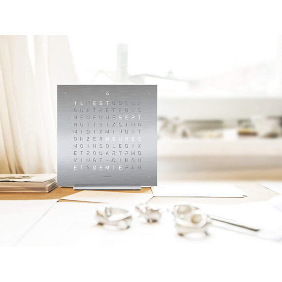 Budik Qlocktwo Earth 13.5 Full Metal, Jazyk: EN English , 3 image