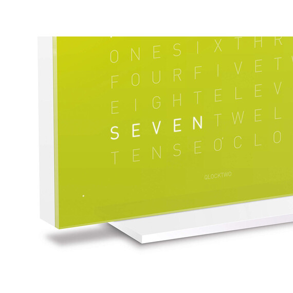 Budík Qlocktwo Earth 13.5 Pure Lime Juice, Jazyk: EN English , 3 image