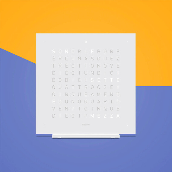 Budík Qlocktwo Earth 13.5 Pure Vanilla Sugar, Jazyk: EN English , 2 image