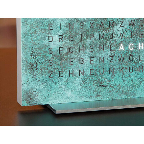 Budík Qlocktwo Earth 13.5 Creators Edition Vintage Copper, Jazyk: EN English , 2 image