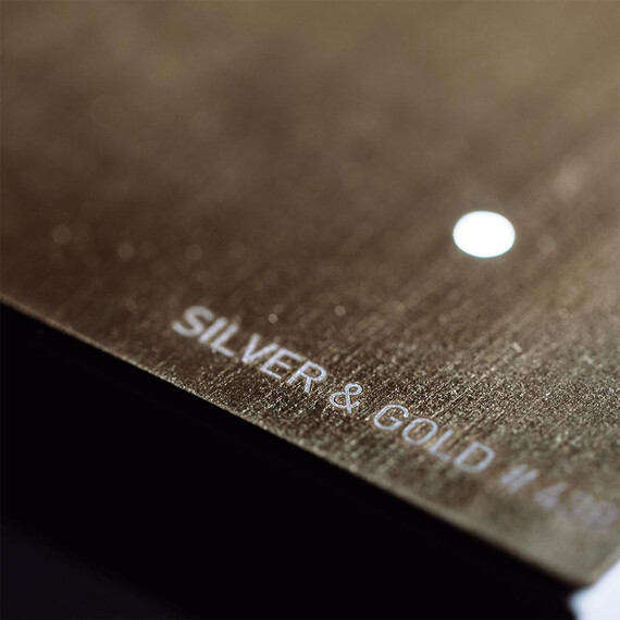 Hodiny Qlocktwo Earth 45 Creators Edition Silver & Gold, Jazyk: EN English , 5 image