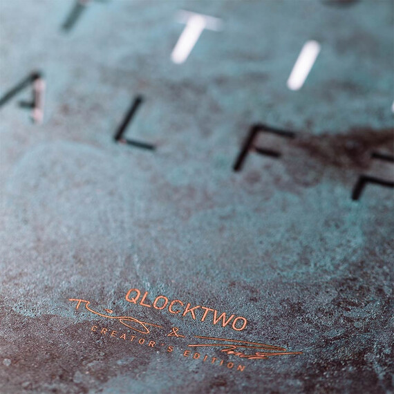 Zegar Qlocktwo Earth 45 Creators Edition Vintage Copper, Jazyk: EN English , 5 image