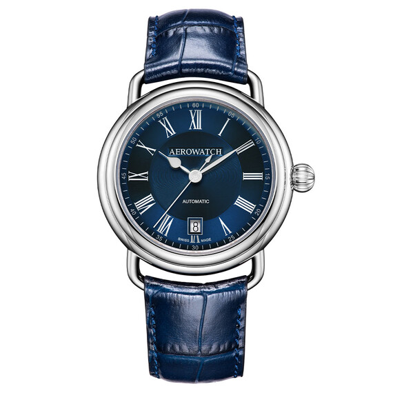 Pánské hodinky Aerowatch 1942 A 60900 AA29, Verze: modrá 