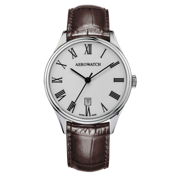 Dámské hodinky Aerowatch Les Grandes Classiques Lady A 49101 AA02, Verze: hnědá2 