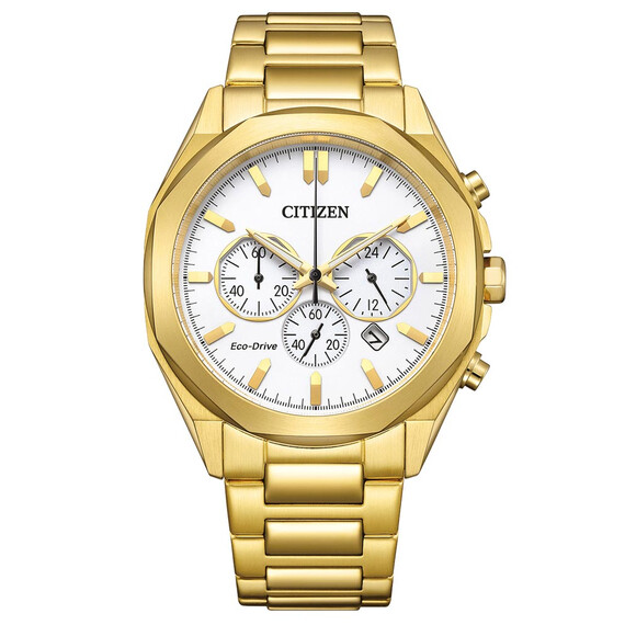Pánské hodinky Citizen Modern Chrono CA4592-85A, Verze: žluté zlato 