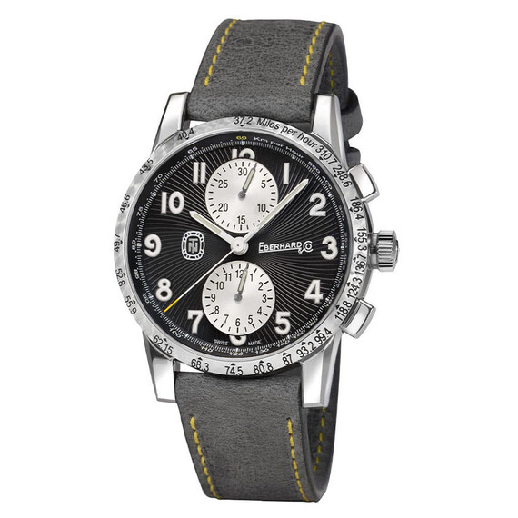 Pánské hodinky Eberhard Tazio Nuvolari Gold Car Collection 31076.02 CP, Verze: šedá 