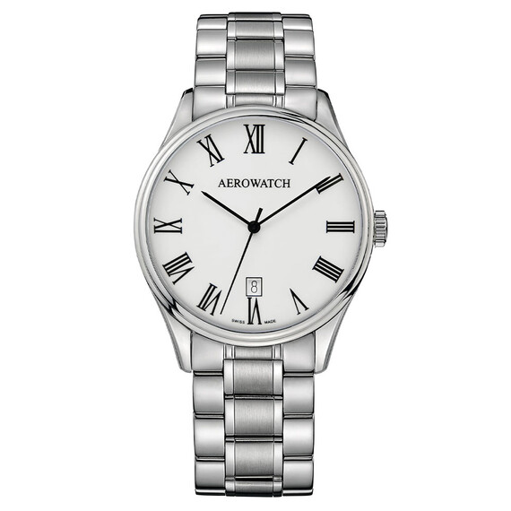 Pánské hodinky Aerowatch Les Grandes Classiques A 42102 AA02 M, Verze: stříbrná2 