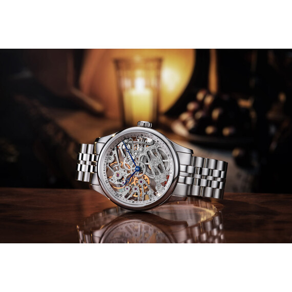 Pánské hodinky Aerowatch Renaissance Skeleton Classic A 50981 AA02 M, Verze: stříbrná , 2 image