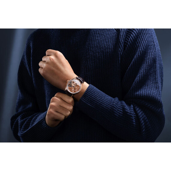 Pánské hodinky Aerowatch Renaissance Skeleton Classic A 50981 RO02, Verze: růžové zlato2 , 2 image