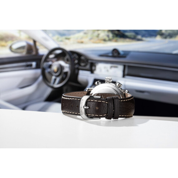 Pánské hodinky Aerowatch 1942 Chrono A 79100 AA02, Verze: hnědá , 6 image