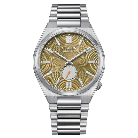 Pánské hodinky Citizen Tsuyosa Small Second Mechanical NK5010-51X, Verze: zelená 