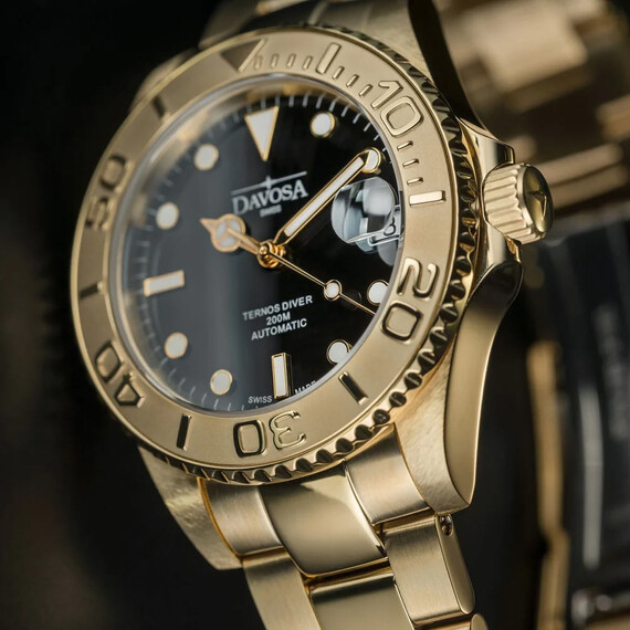 Dámské hodinky Davosa Ternos Medium Automatic 166.198.50, Verze: žluté zlato5 , 3 image