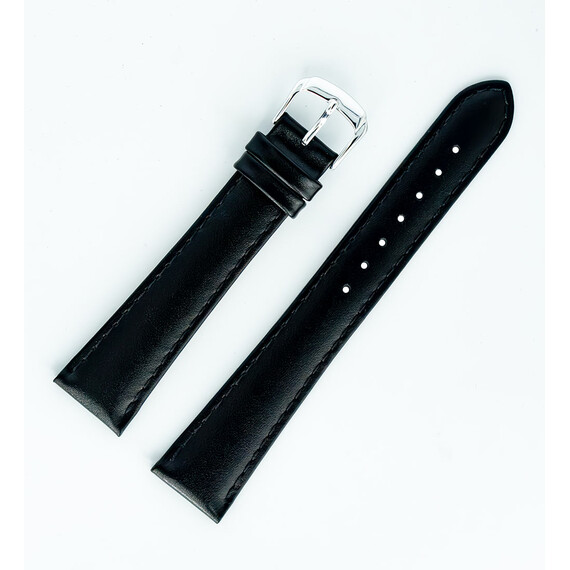 Řemínek Hirsch City Calf černý 20 XL - 120/100, Šířka řemínku: 20, Šířka u spony: 16 , 2 image