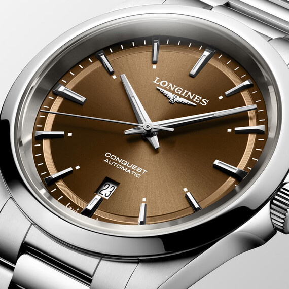 Pánské hodinky Longines Conquest 2023 L3.830.4.62.6, Verze: hnědá , 7 image