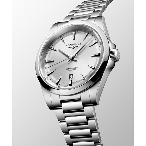 Pánské hodinky Longines Conquest 2023 L3.830.4.72.6, Verze: stříbrná , 6 image