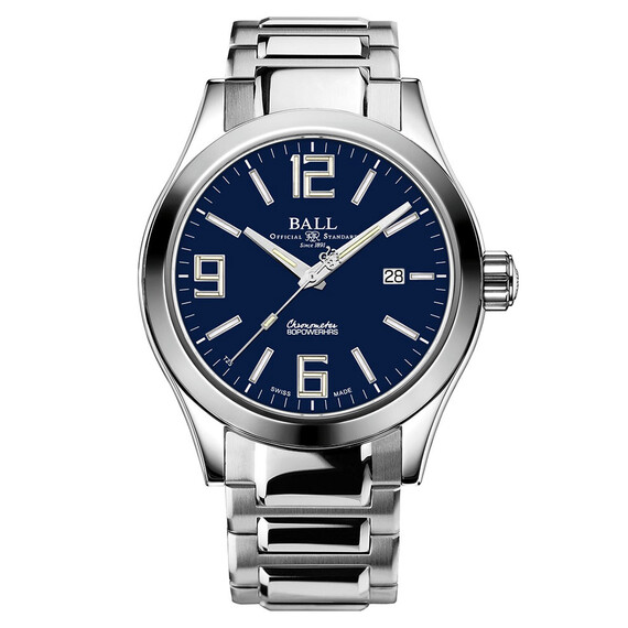 Pánské hodinky Ball Engineer M Pioneer II Chronometer NM2128C-S2CJ-BE, Verze: modrá 