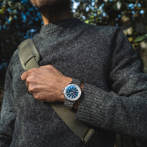 Hodinky Fortis Marinemaster M-40 Blue Japan F8120012, Verze: modrá3 , 17 image