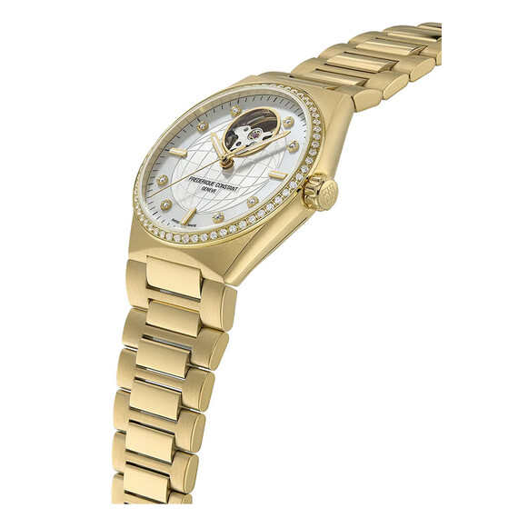 Dámské hodinky Frederique Constant Highlife Ladies Automatic Heart Beat FC-310MPWD2NHD5B, Verze: žluté zlato , 2 image