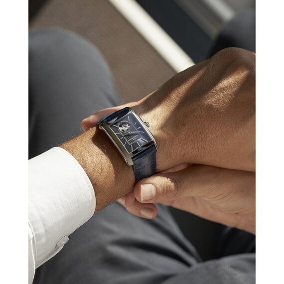 Pánské hodinky Frederique Constant Carree Heart Beat Automatic FC-311N4C6, Verze: modrá , 5 image