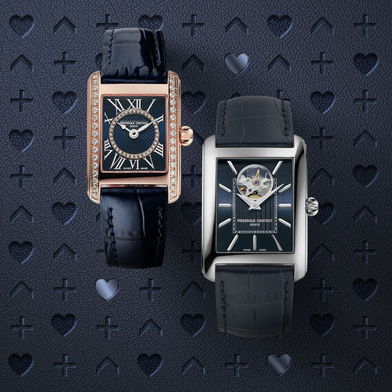 Pánské hodinky Frederique Constant Carree Heart Beat Automatic FC-311N4C6, Verze: modrá , 8 image