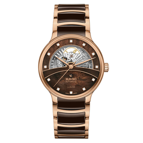 Hodinky Rado Centrix Automatic Diamonds Open Heart R30028902, Verze: růžové zlato2 