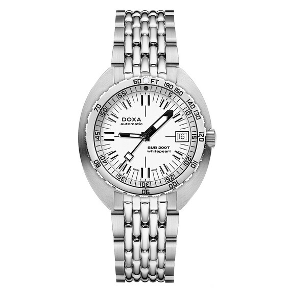 Pánské hodinky Doxa SUB 200T Whitepearl 804.10.011.10, Verze: bílá 
