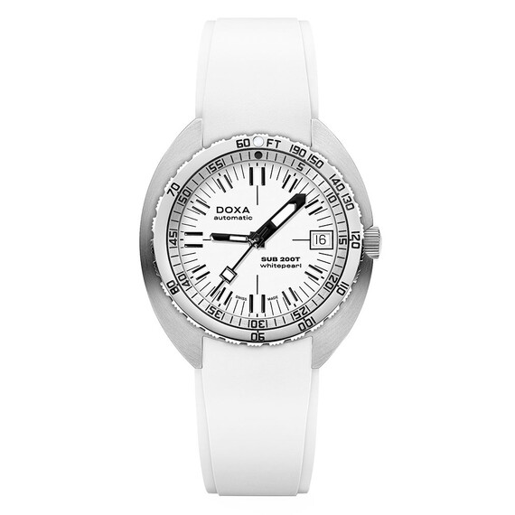 Pánské hodinky Doxa SUB 200T Whitepearl 804.10.011.23, Verze: bílá 