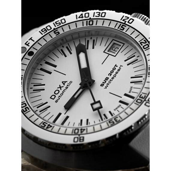 Pánské hodinky Doxa SUB 200T Whitepearl 804.10.011.23, Verze: bílá , 5 image