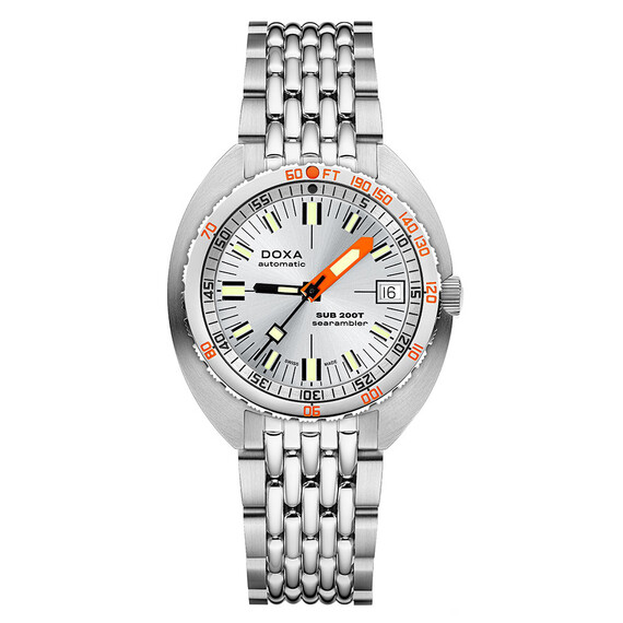 Pánské hodinky Doxa SUB 200T Searambler 804.10.021.10, Verze: stříbrná 