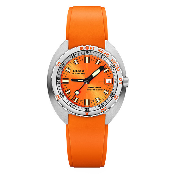 Pánské hodinky Doxa SUB 200T Professional 804.10.351S.21, Verze: oranžová2 
