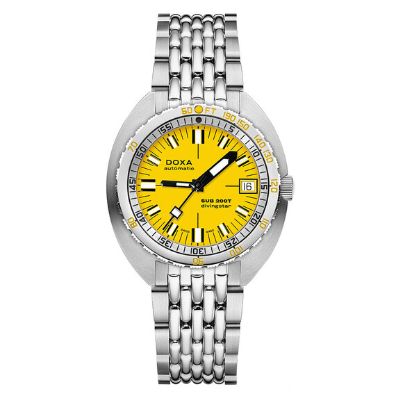 Pánské hodinky Doxa SUB 200T Divingstar 804.10.361.10, Verze: žlutá 