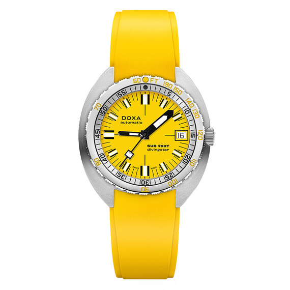 Pánské hodinky Doxa SUB 200T Divingstar 804.10.361.31, Verze: žlutá 