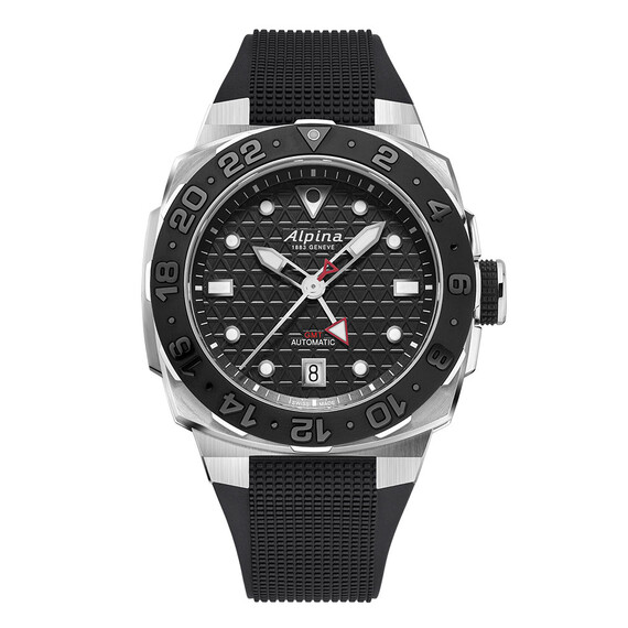 Pánské hodinky Alpina Seastrong Diver Extreme Automatic GMT AL-560B3VE6, Verze: černá2 