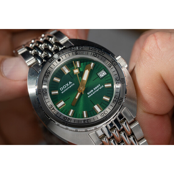 Pánské hodinky Doxa SUB 200T Sea Emerald 804.10.131S.10, Verze: zelená , 10 image