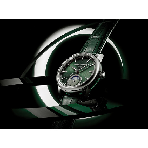 Pánské hodinky Frederique Constant Classic Moonphase Date Manufacture FC-716GR3H6, Verze: zelená2 , 4 image