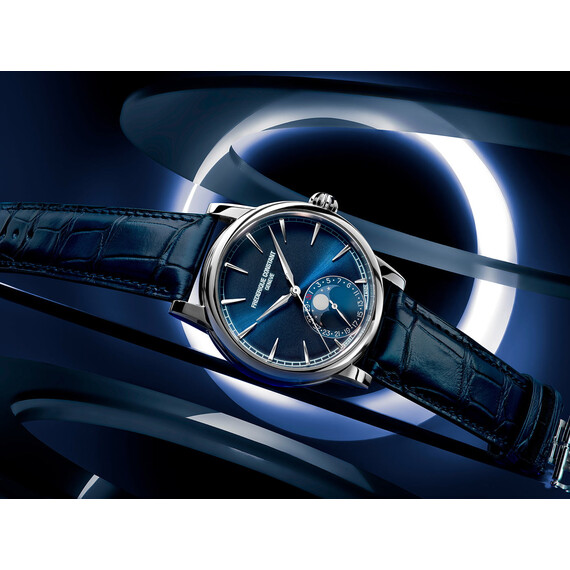 Pánské hodinky Frederique Constant Classic Moonphase Date Manufacture FC-716N3H6, Verze: modrá , 5 image
