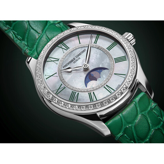 Dámské hodinky Frederique Constant Classics Elegance Luna FC-331MPWGRD3BD6, Verze: zelená2 , 4 image