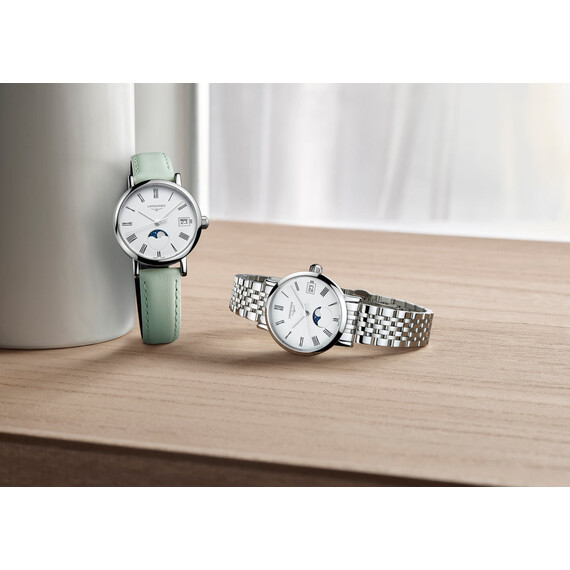 Dámské hodinky Longines Elegant Lady Moonphase L4.330.4.11.0, Verze: bílá , 5 image